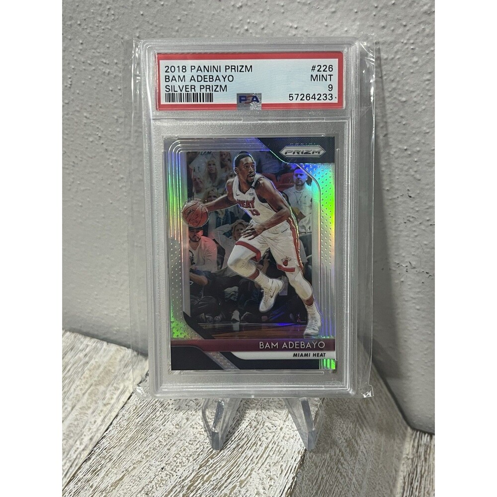 Bam Adebayo 2018 Panini Prizm Silver Prizm #226 PSA 9 MINT Miami Heat